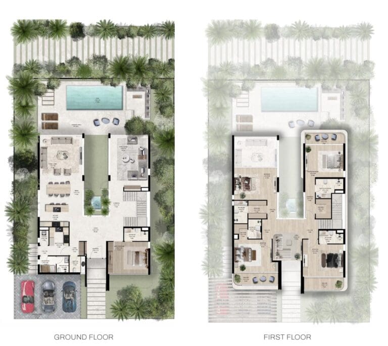 5 Bedroom Villa Floor Plan